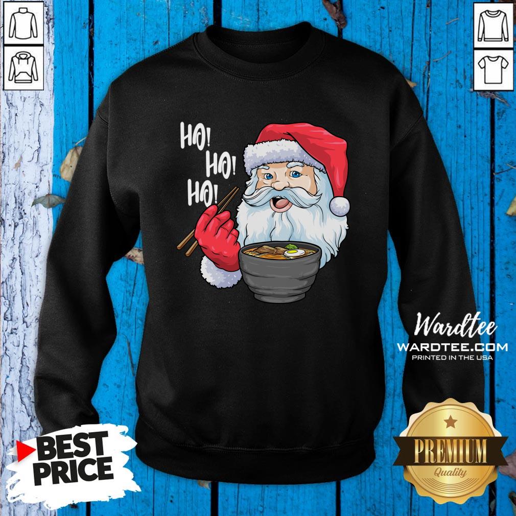 Premium Santa Ramen Noodles Shirt Christmas Japanese Noodles Shirt