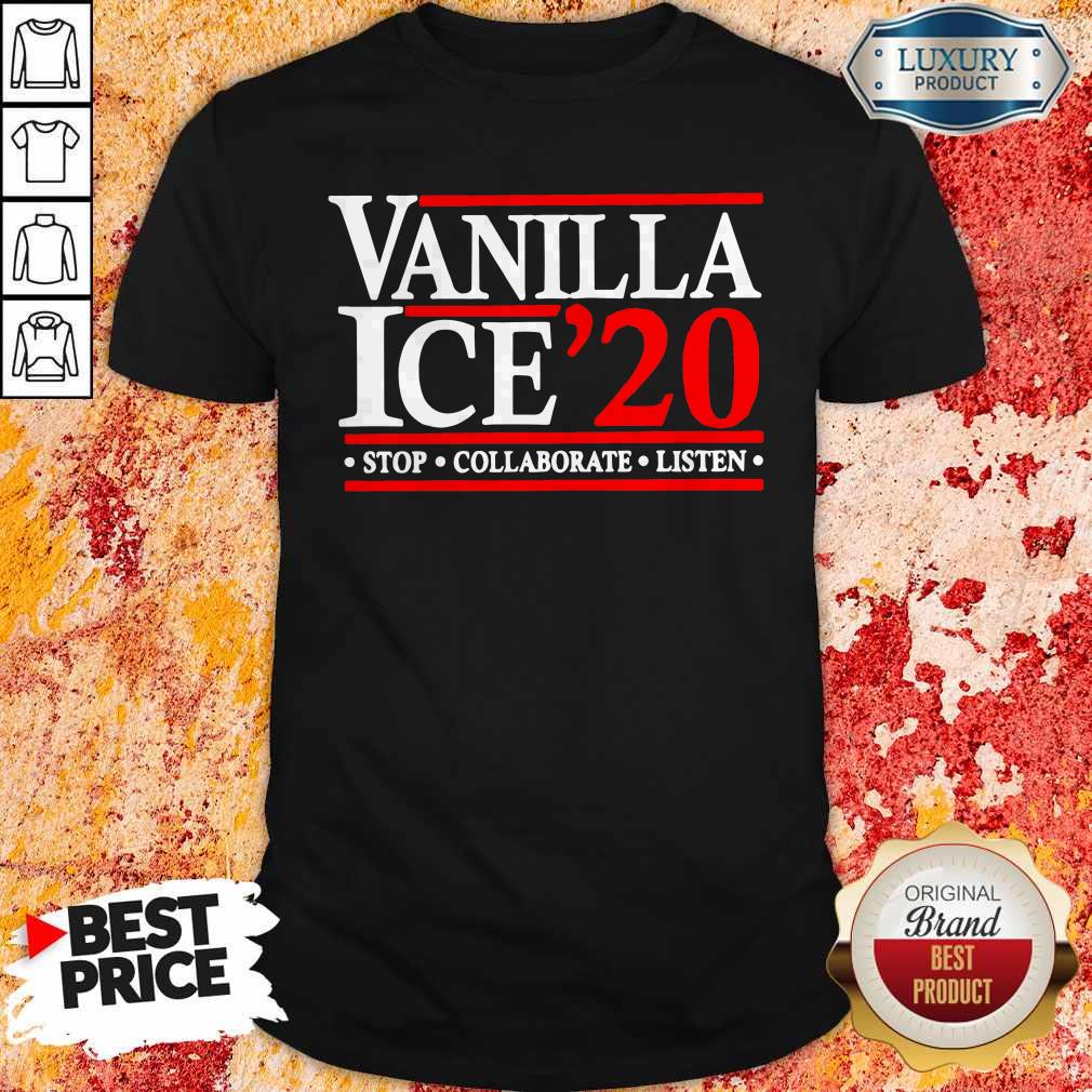 Vanilla Ice’ 20 Stop Collaborate Listen Shirt
