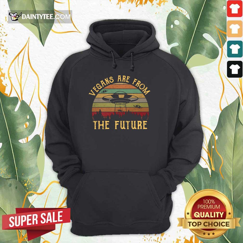 Vegans Are From The Future UFO Vintage Shirt