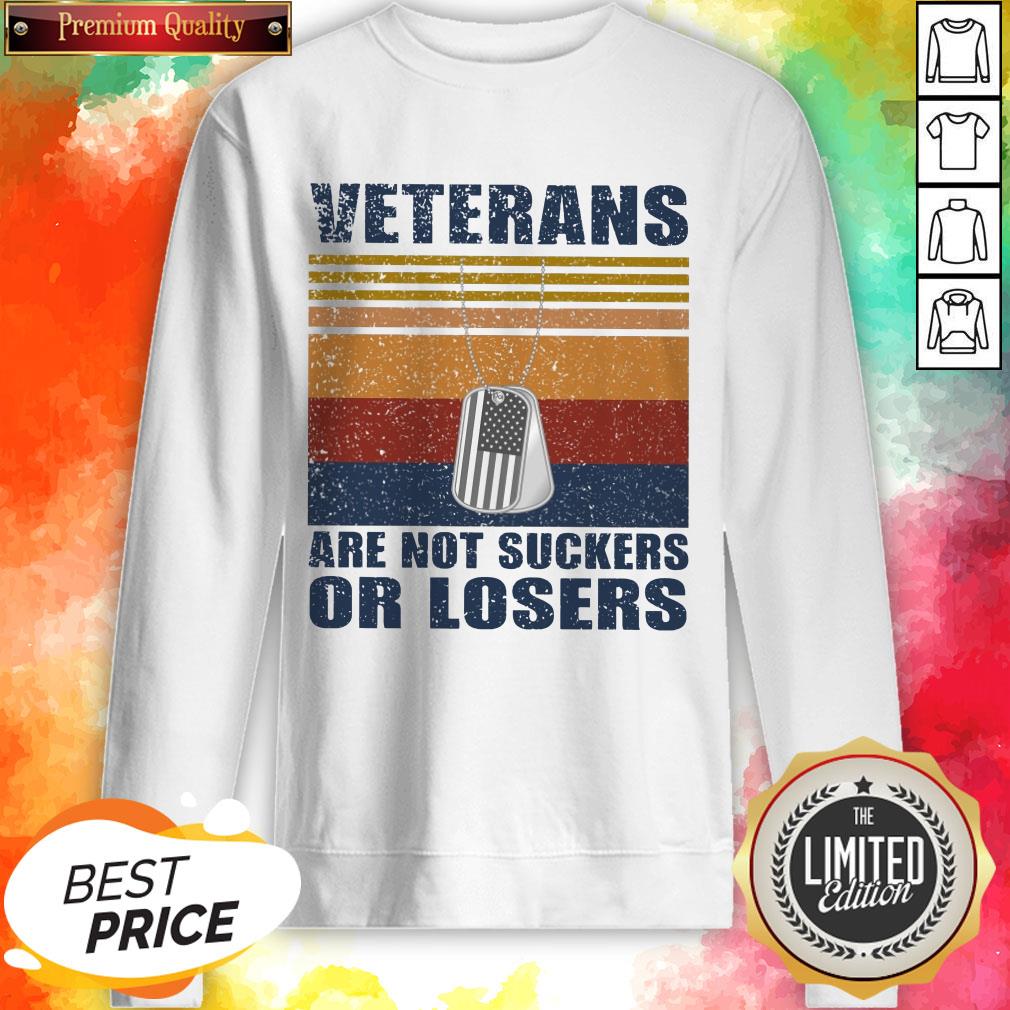 Veterans Are Not Suckers And Losers Vintage Classic T-Shirt