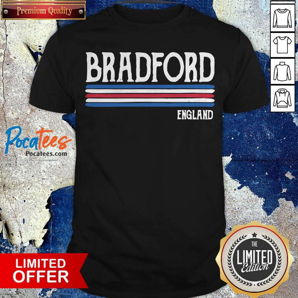 Vintage Bradford British Flag Colors England Shirt
