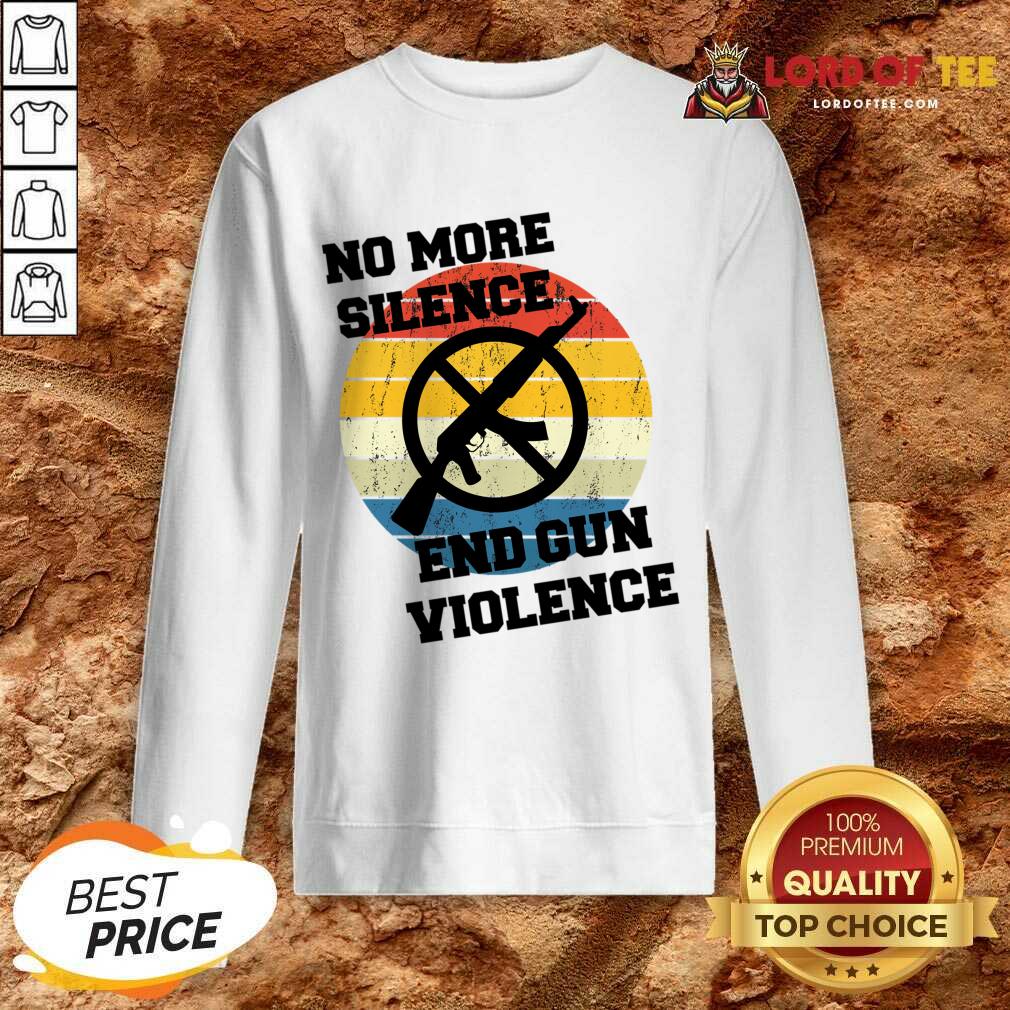 Vintage No More Silence End Gun Violence Shirt