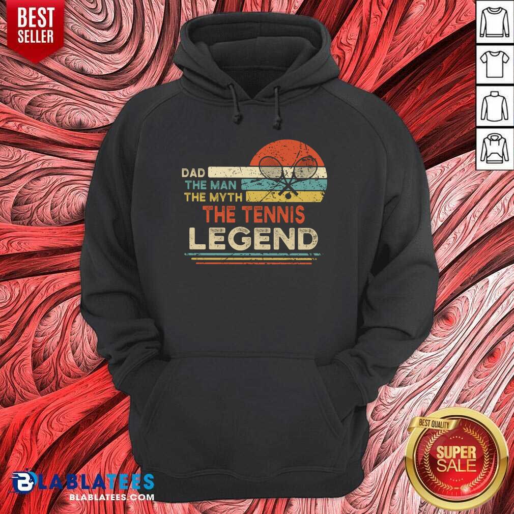 Vintage Tennis Player Dad The Man The Myth The Tennis Legend Shirt