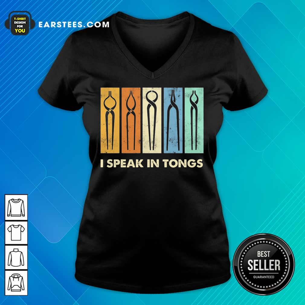 Vip I Speak In Tongs Vintage Terrific 2 Shirt