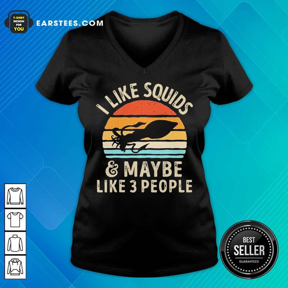 Vip Kraken I Like Squids 3 People Shirt