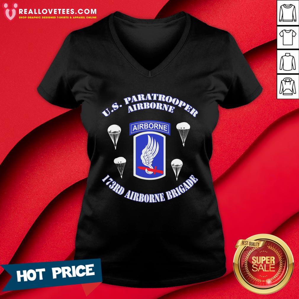 Vip Us Paratrooper Airborne 173rd Airborne Brigade Shirt