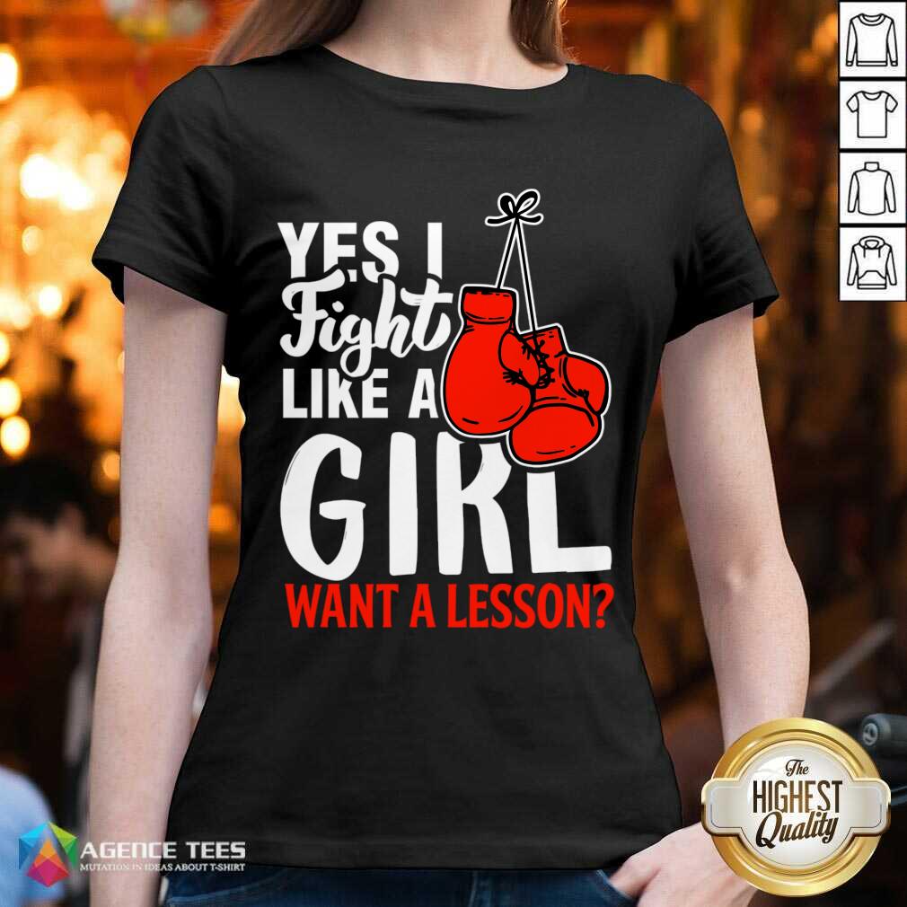 I Fight Like A Girl 1 Boxing Shirt