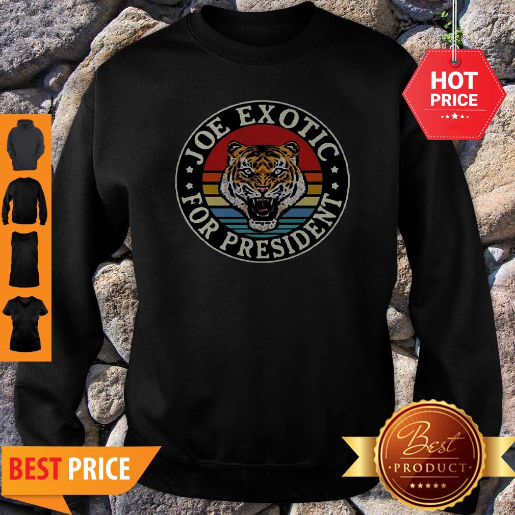 Tiger King Joe Exotic For President Vintage Shirt