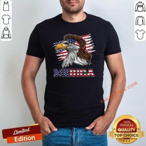 Perfect Eagle Mullet American Flag Merica 4th Of July Shirt