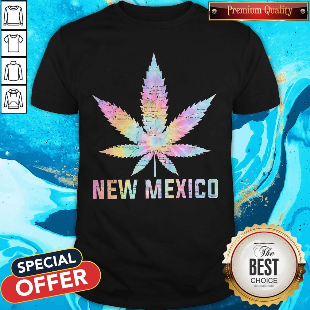 Weed Marijuana New Mexico To Map Shirt
