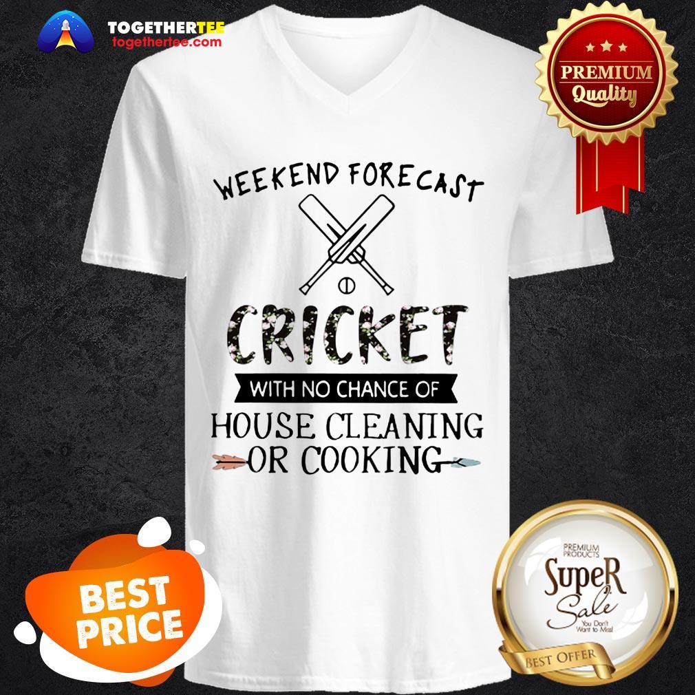weekend-forecast-cricket-with-no-chance-of-house-cleaning-flower-v-neck.jpg
