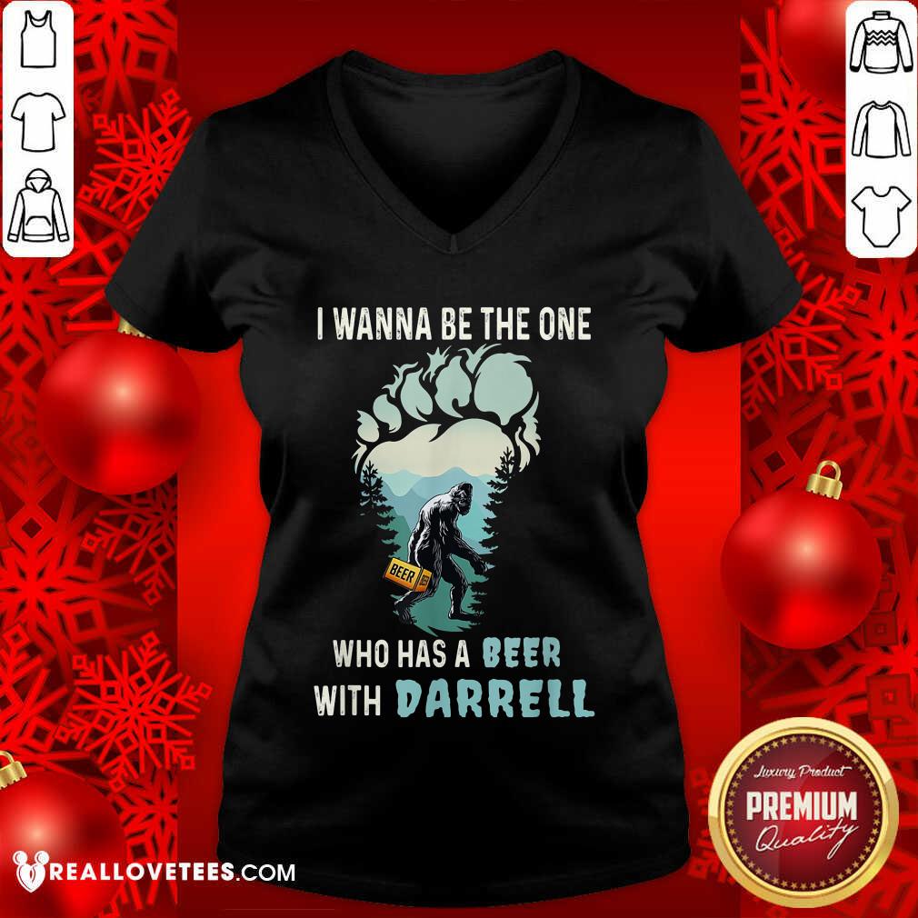 Who Has A Beer With Darrell Shirt
