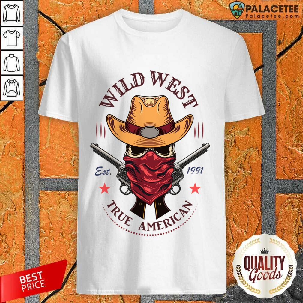 Wild West Est 1991 True American Skull Archer Shirt
