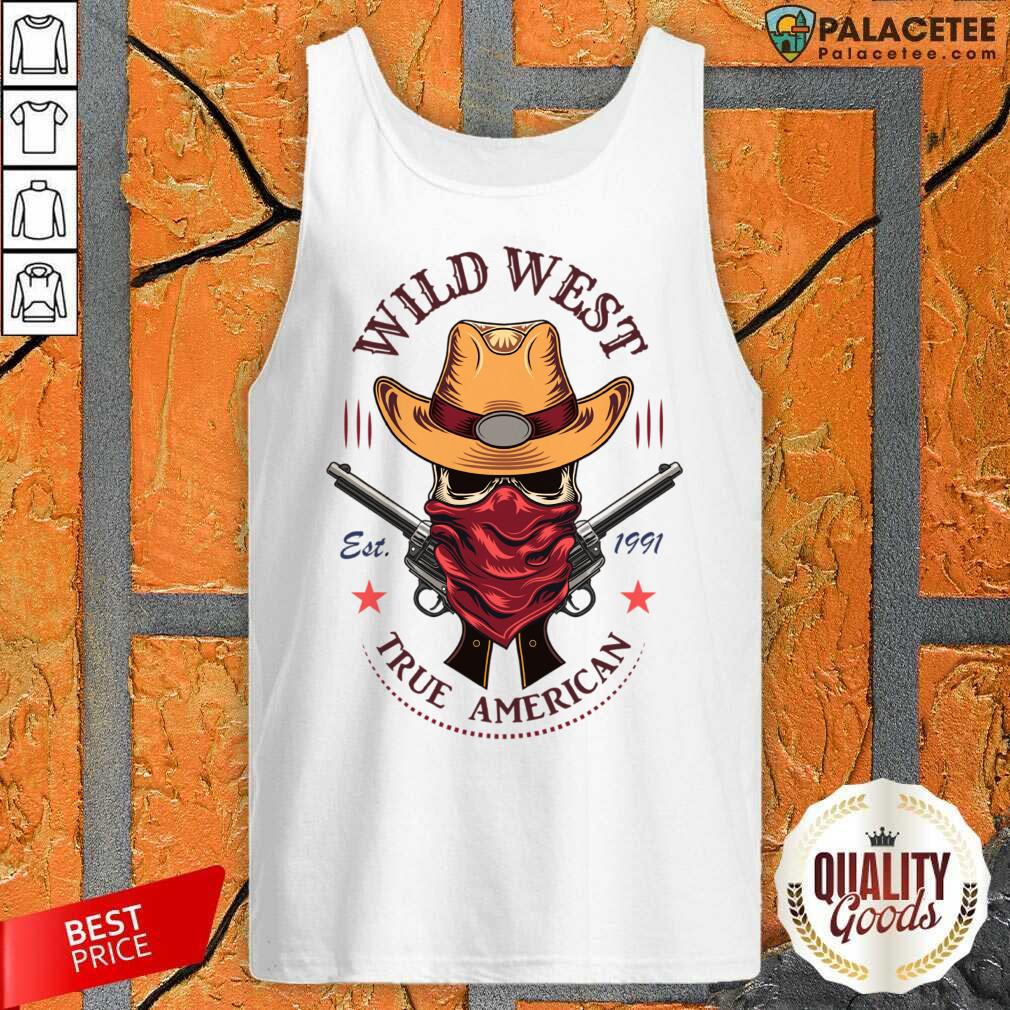 Wild West Est 1991 True American Skull Archer Shirt