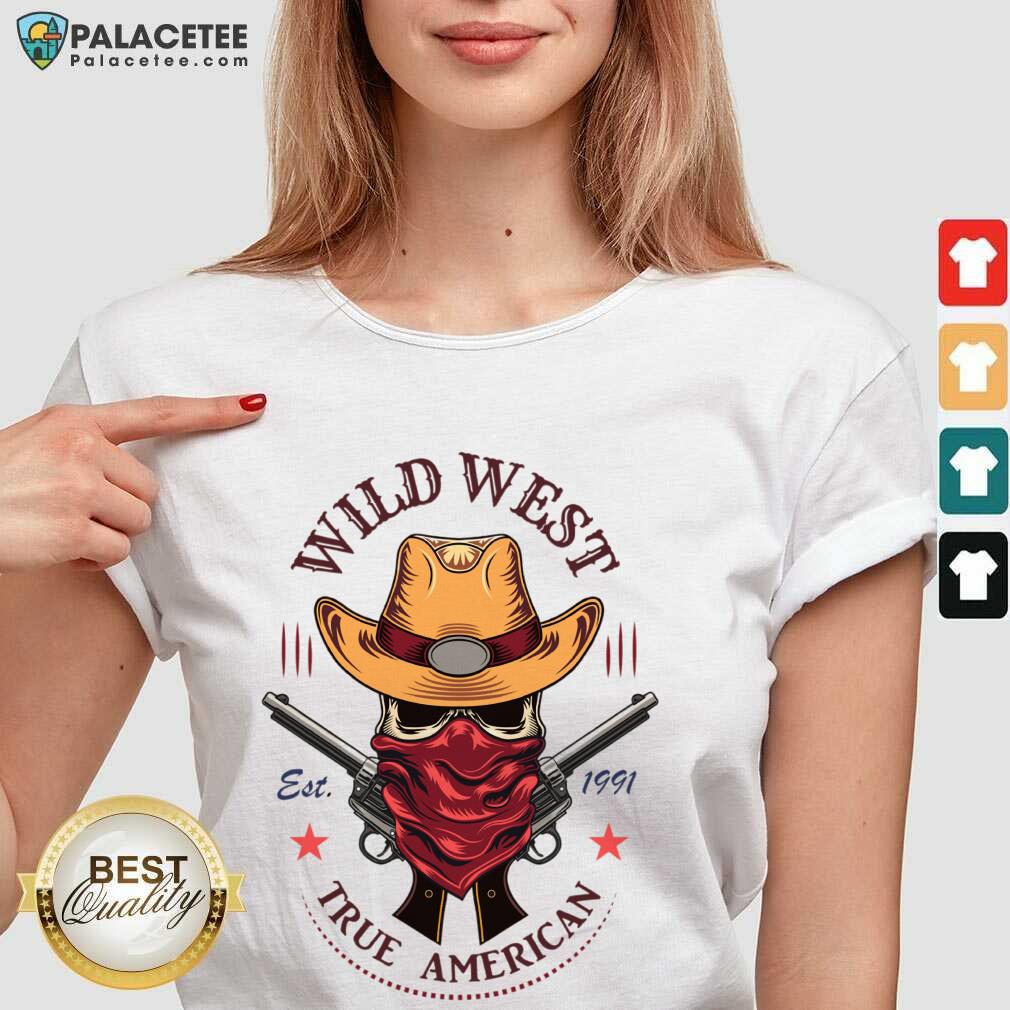 Wild West Est 1991 True American Skull Archer Shirt
