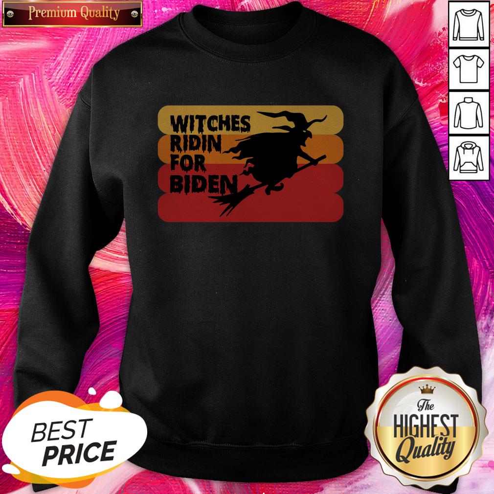 Witches Ridin For Biden Halloween Election 2020 Shirt