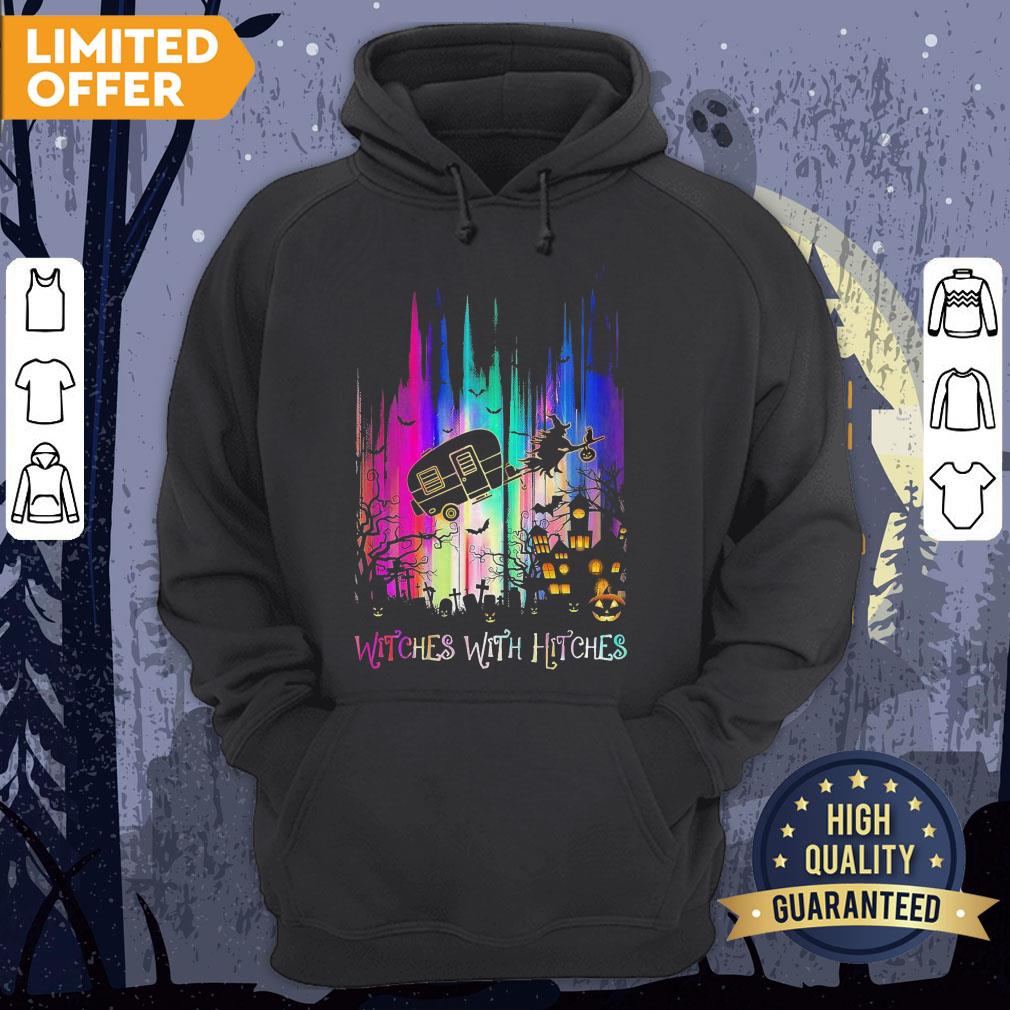 Witches With Hitches Colorful Halloween Shirt