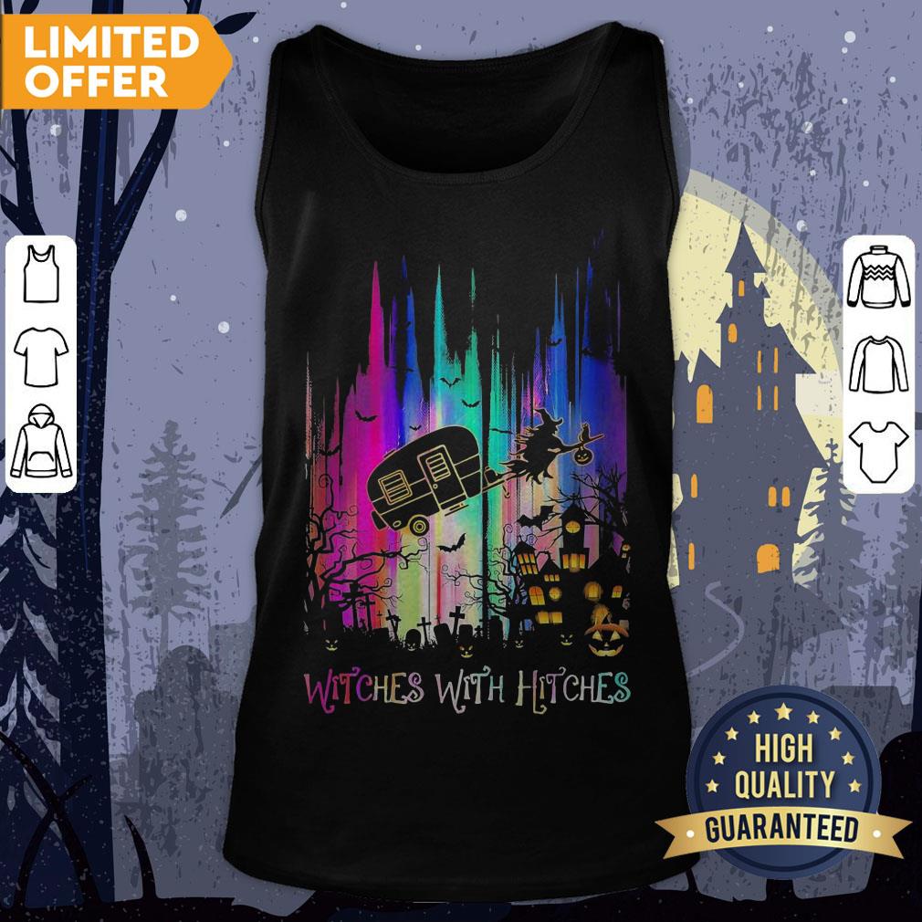 Witches With Hitches Colorful Halloween Shirt