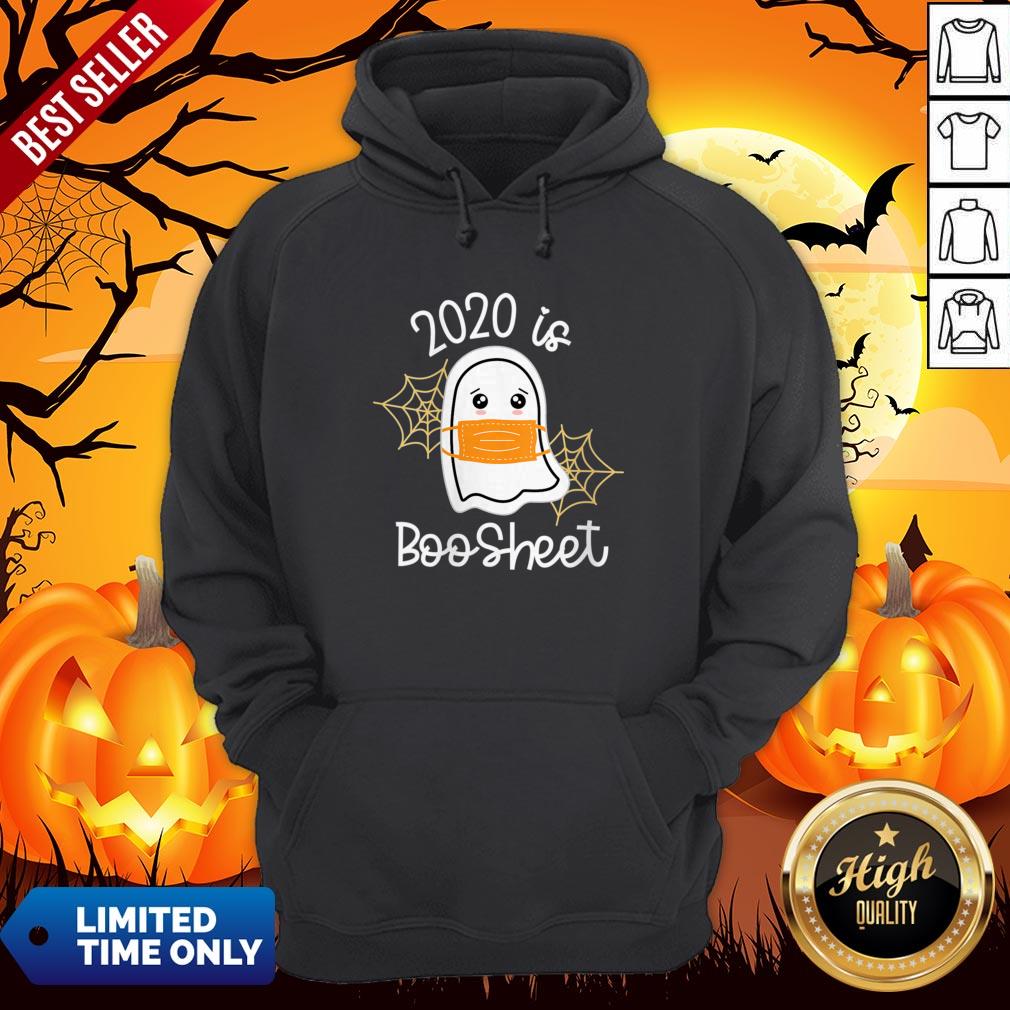 Womens Cute Kawaii Ghost 2020 Is Boo Sheet Halloween Shirt
