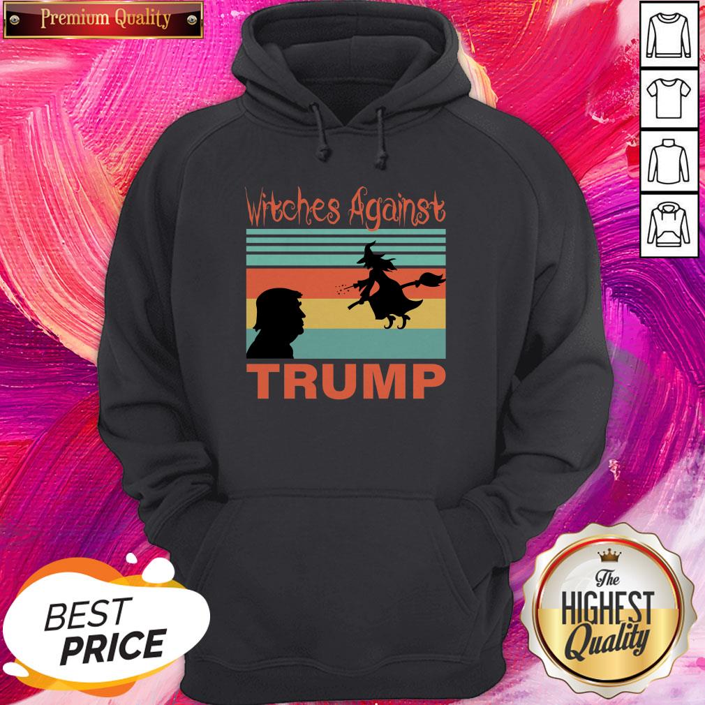 Women's Halloween Witches Against Trump 2020 Shirt