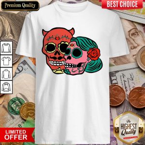 Skulls Couple Day Of The Dead Shirt