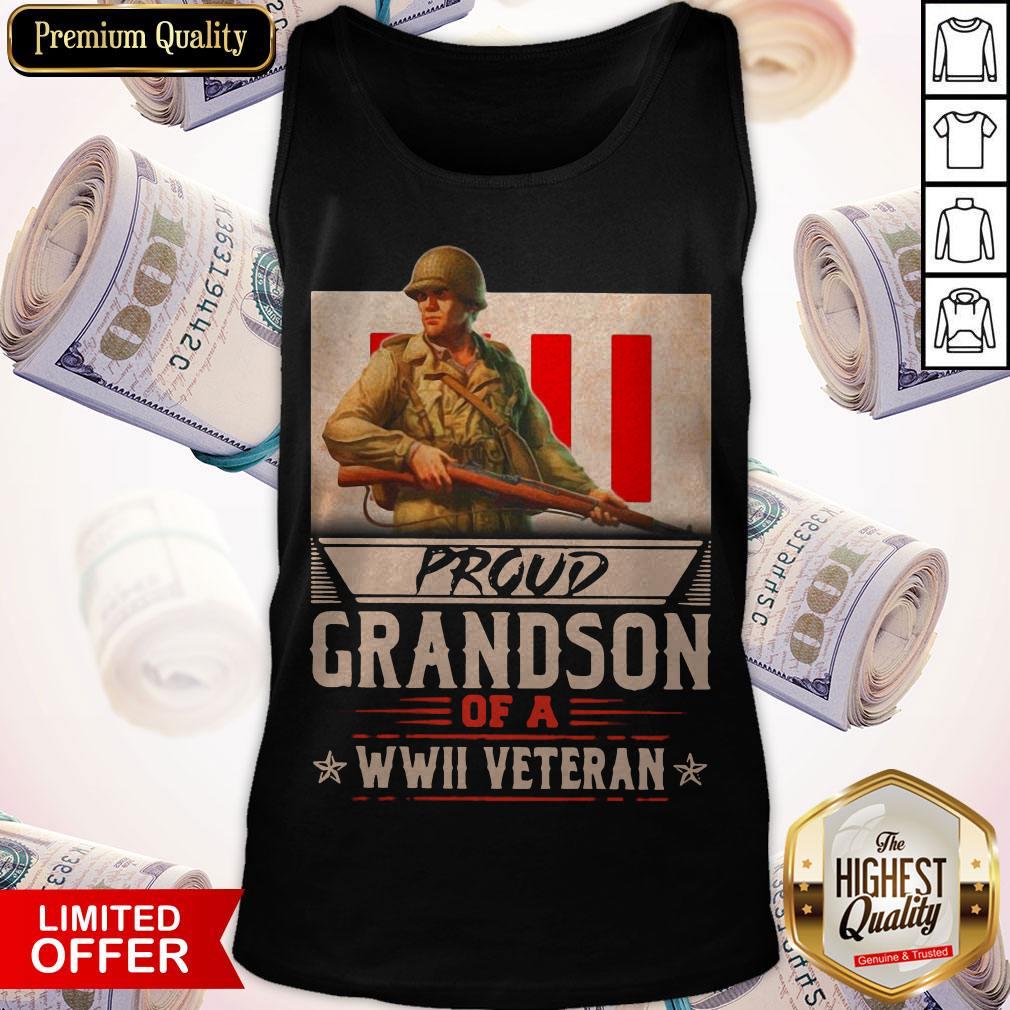 Proud Grandson Of A WWII Veteran Shirt