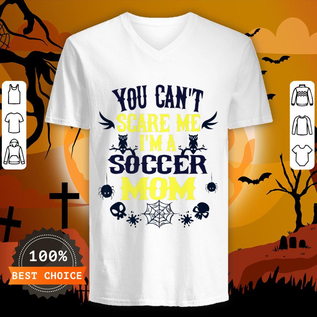 You Can'T Scare Me I'M A Soccer Mom Halloween Premium T-Shirt