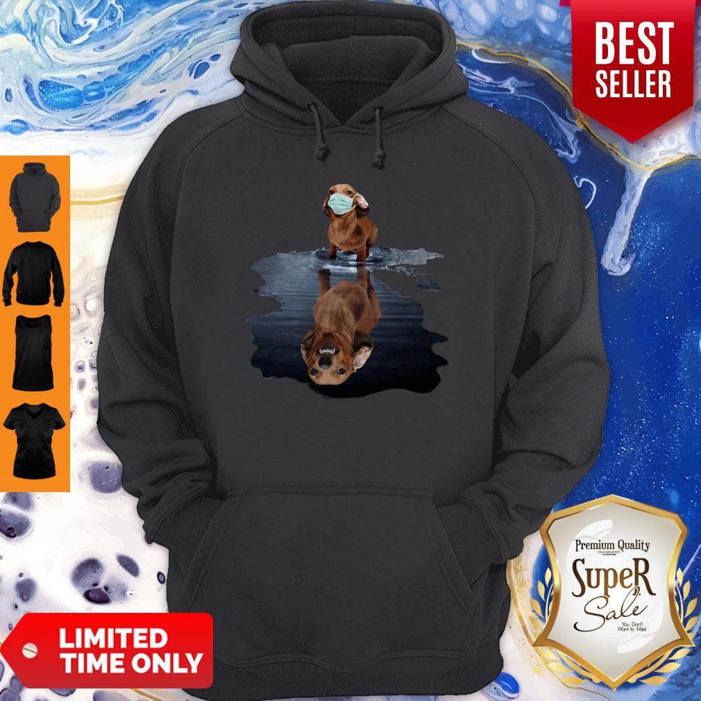 Good Dachshund Face Mask Water Reflection Dachshund Shirt