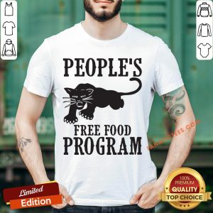 Peoples Free Food Program Black Panther Shirt