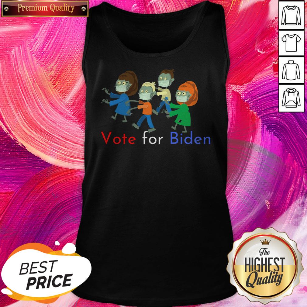 Zombies Vote For Biden Corona Virus Halloween Shirt