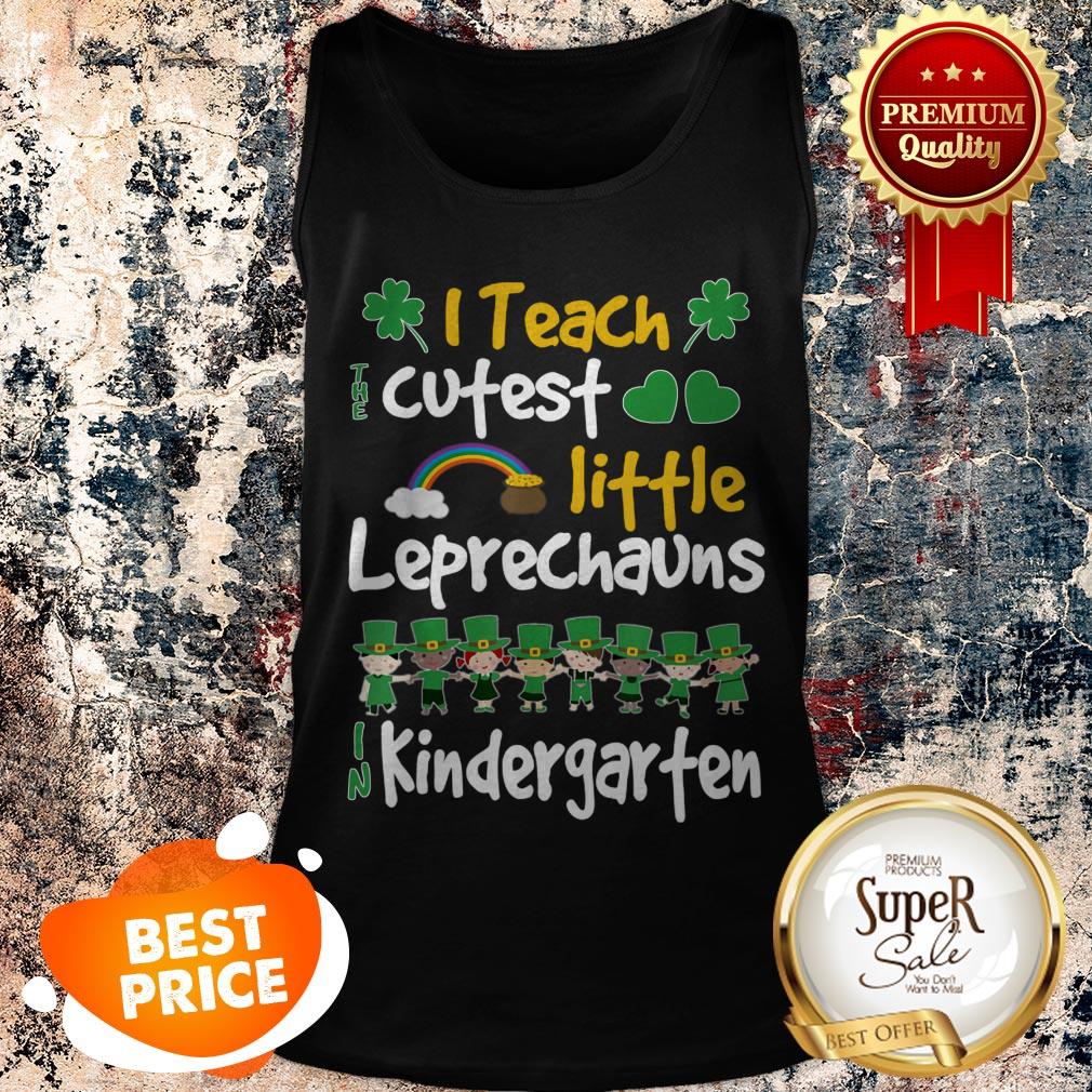Nice Leprechaun St Patricks Day Kindergarten Teacher Long Sleeve T-shirt