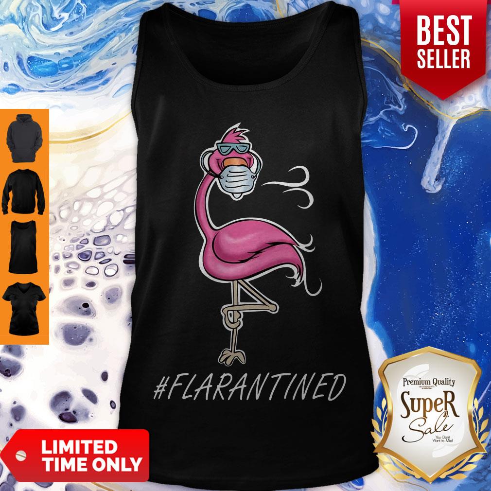 Awesome Flamingo Quarantined Flarantined Coronavirus Shirt