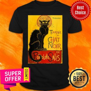 Premium Cat Le Chat Noir The Black Cat Art Nouveau Vintage Shirt