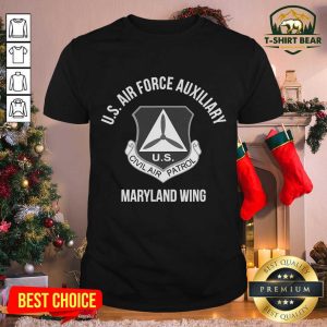 Top U.S Air Force Auxiliary Maryland Wing Civil Air Patrol Shirt