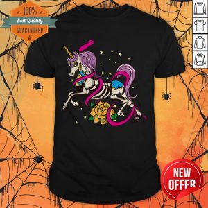Sugar Skull Day Of The Dead Unicorn Horse Dia De Los Muertos Shirt