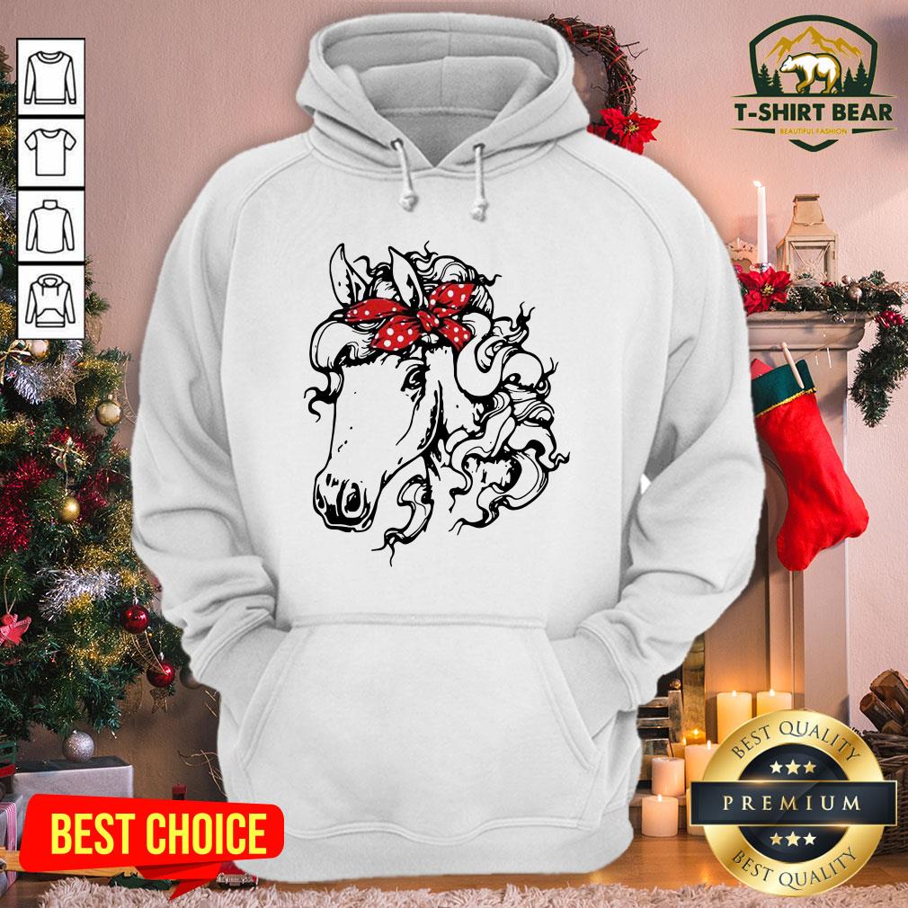 Pretty Horse Bandana Horseback Riding Horse Lover Shirt