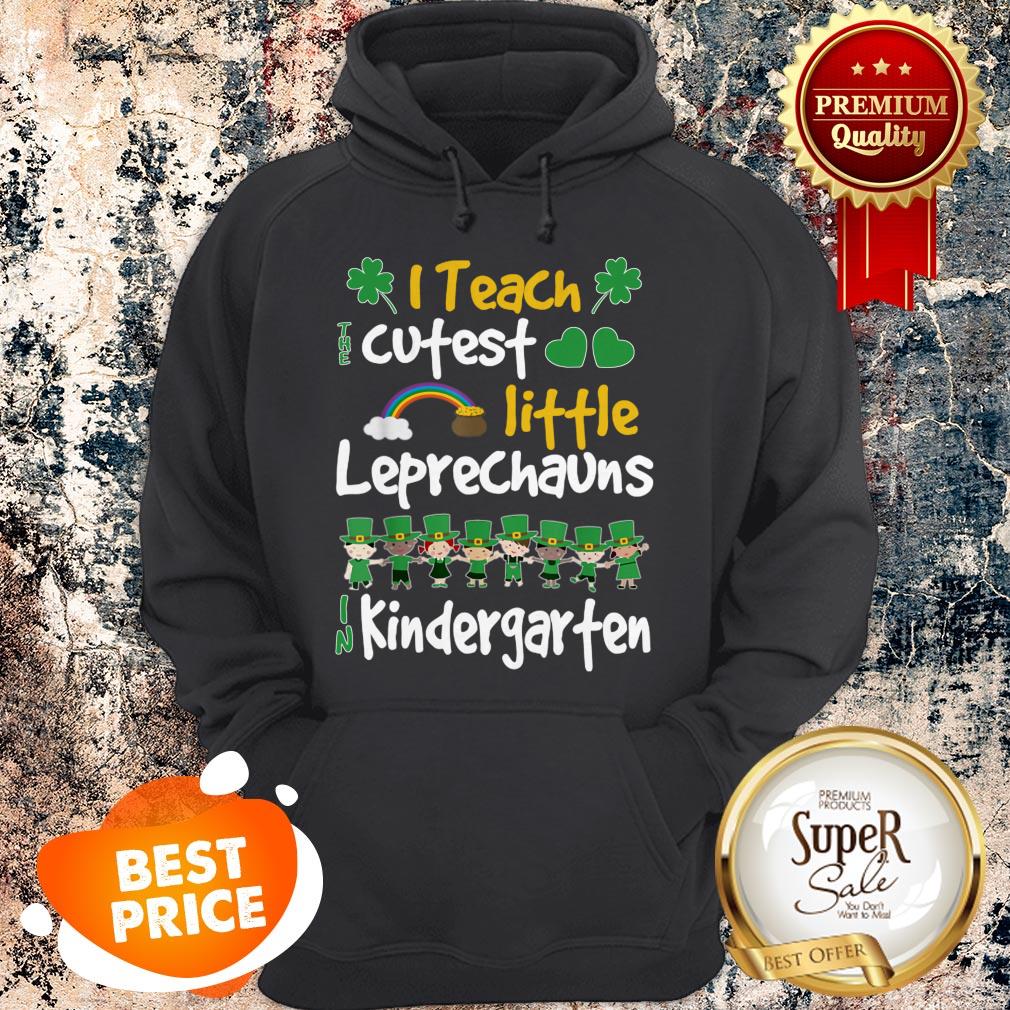 Nice Leprechaun St Patricks Day Kindergarten Teacher Long Sleeve T-shirt
