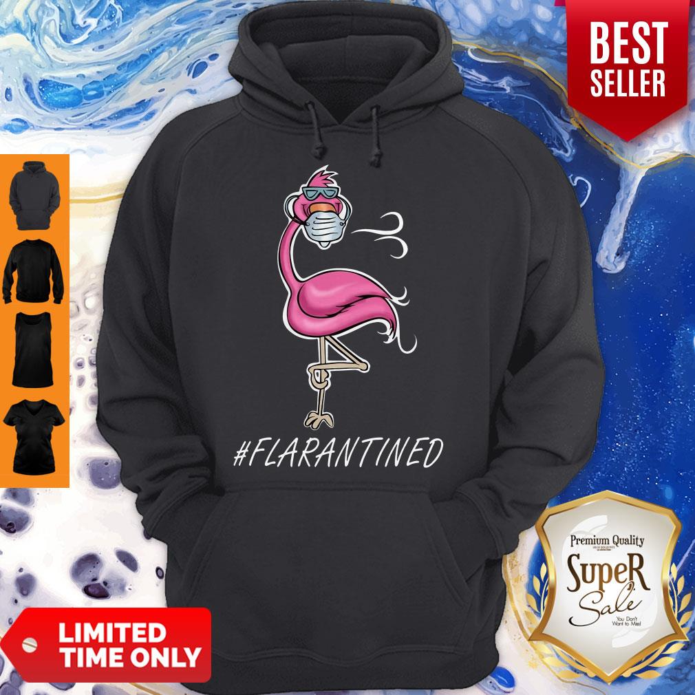 Awesome Flamingo Quarantined Flarantined Coronavirus Shirt