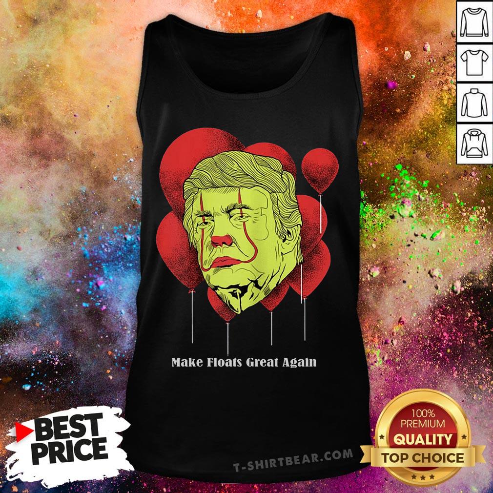 Funny Pennywise Donald Trump Make Floats Great Again Shirt