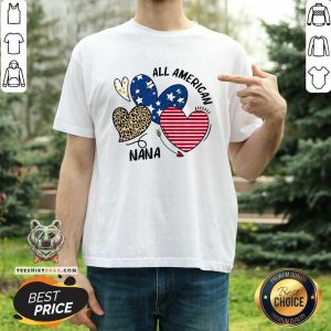Grateful Heart All American Nana Shirt