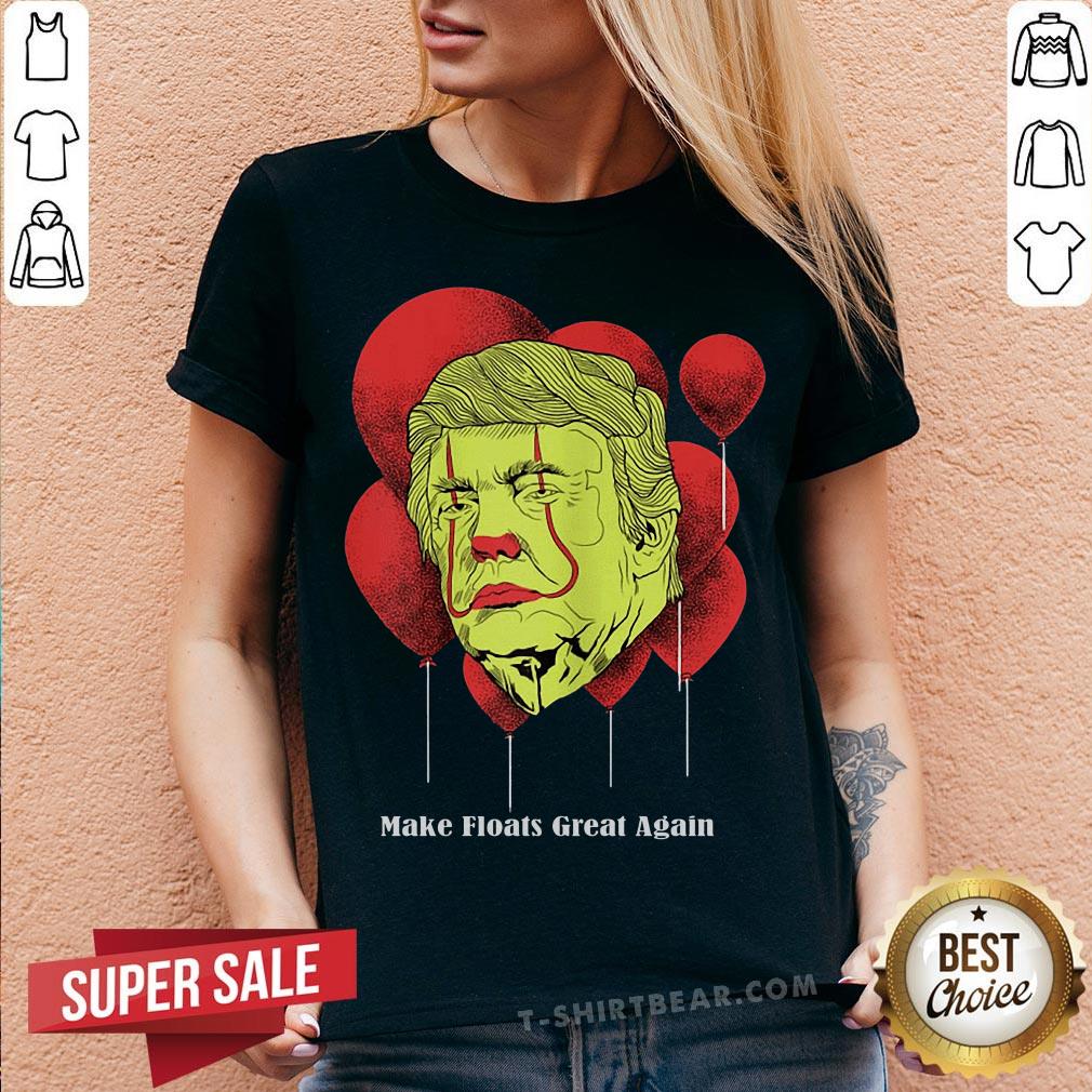 Funny Pennywise Donald Trump Make Floats Great Again Shirt