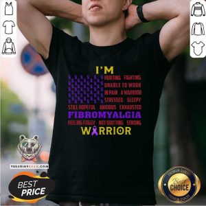 I Am Fibromyalgia Warrior Flag Shirt