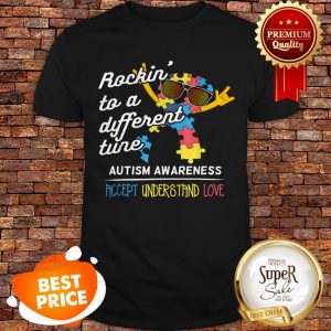 Autism Awarenesss Autisms Rockin Different Tune Shirt