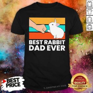 Cute Best Rabbit Dad Ever Vintage Shirt
