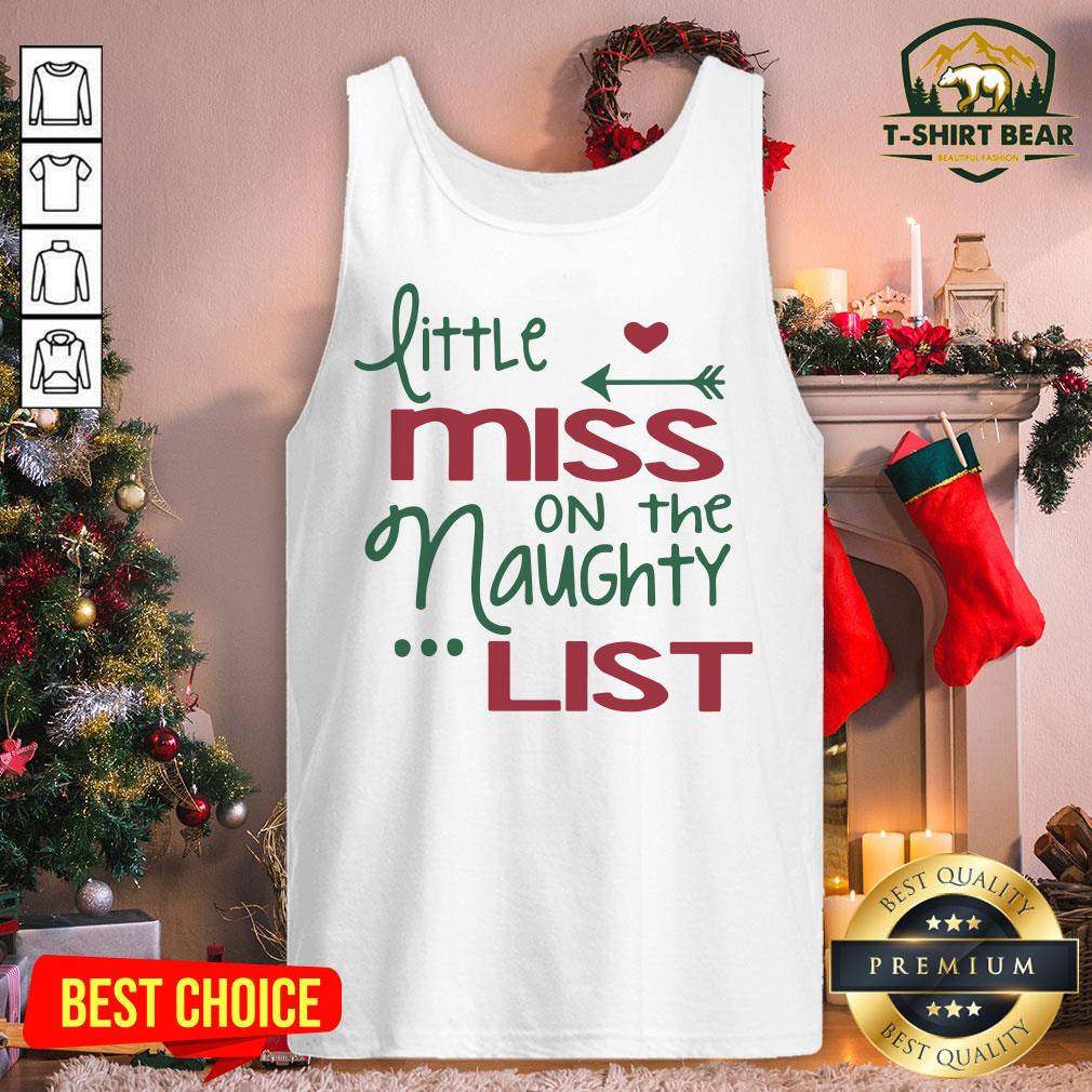 Lovely Little Miss On The Naughty List Christmas Shirt