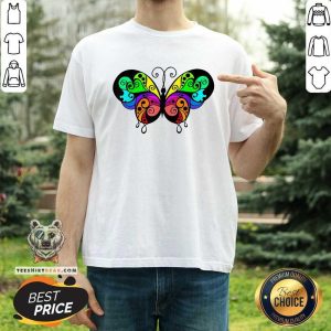 Rainbow Butterfly Pride Month Shirt
