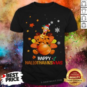 Pretty Tigger Happy Hallothanksmas Shirt