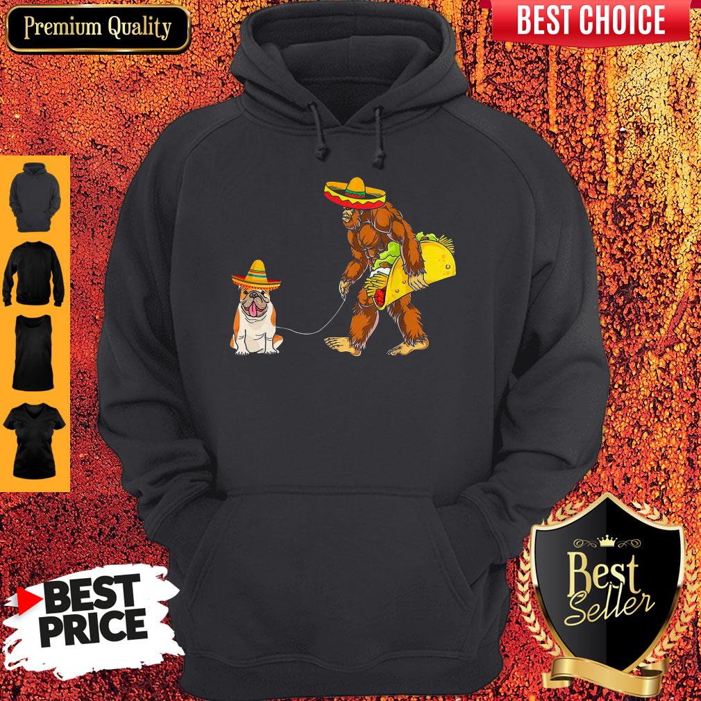 Bigfoot Sasquatch Walking Pitbull Dog Shirt