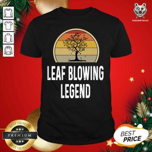 Beautiful Leaf Blowing Legend Lawn Grass Shirt