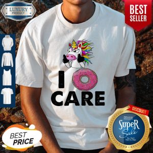 Funny Unicorn Donut I Care Shirt